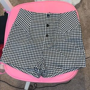 Gingham shorts